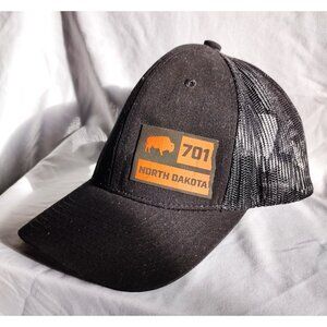 North Dakota Bison 701 Patch Snapback Hat